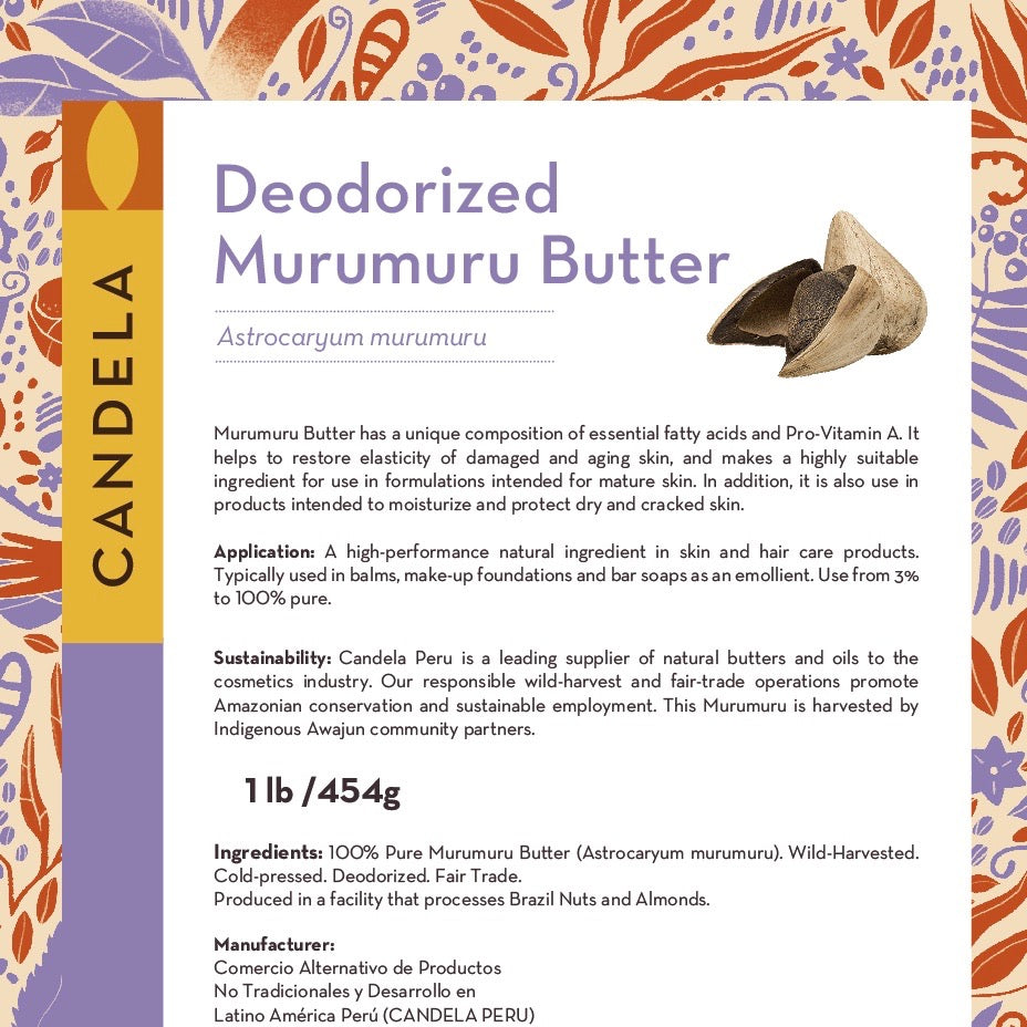 Wholesale Fair Trade Wild Murumuru Butter