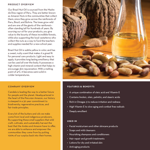 Wholesale Organic Brazil Nut Oil