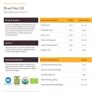 Wholesale Organic Brazil Nut Oil