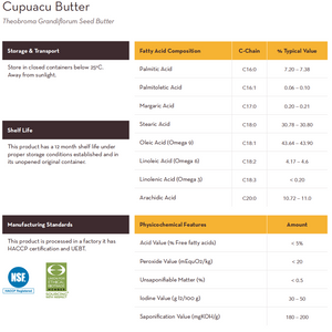 Wholesale Fair Trade Cupuaçu Butter