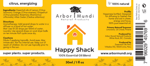 30ml Happy Shack Essential Oil Blend