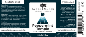 30ml Peppermint Temple Essential Oil Blend