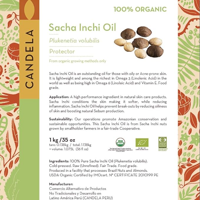 Wholesale Organic Sacha Inchi Oil - Arbor Mundi Natural Products