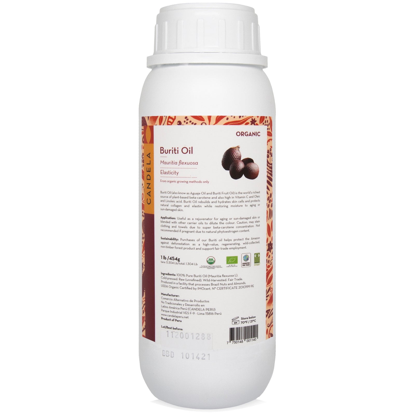 Wholesale Organic Wild Buriti Oil