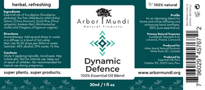 30ml Dynamic Defence Essential Oil Blend