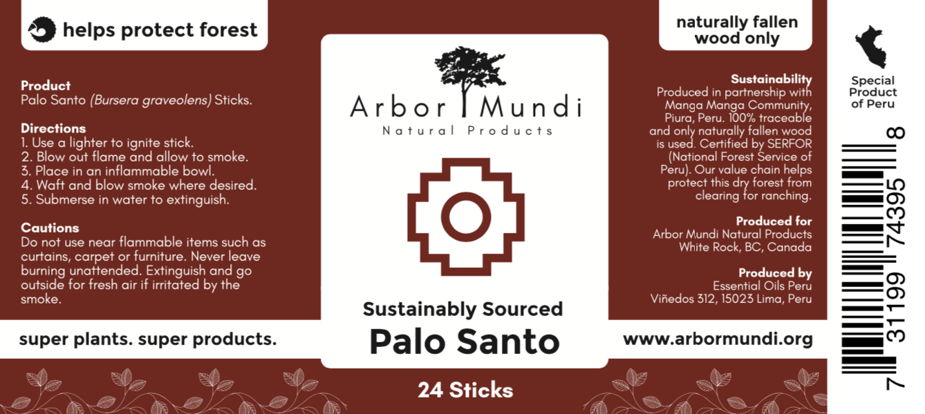 Wholesale Sustainably Sourced Palo Santo Sticks