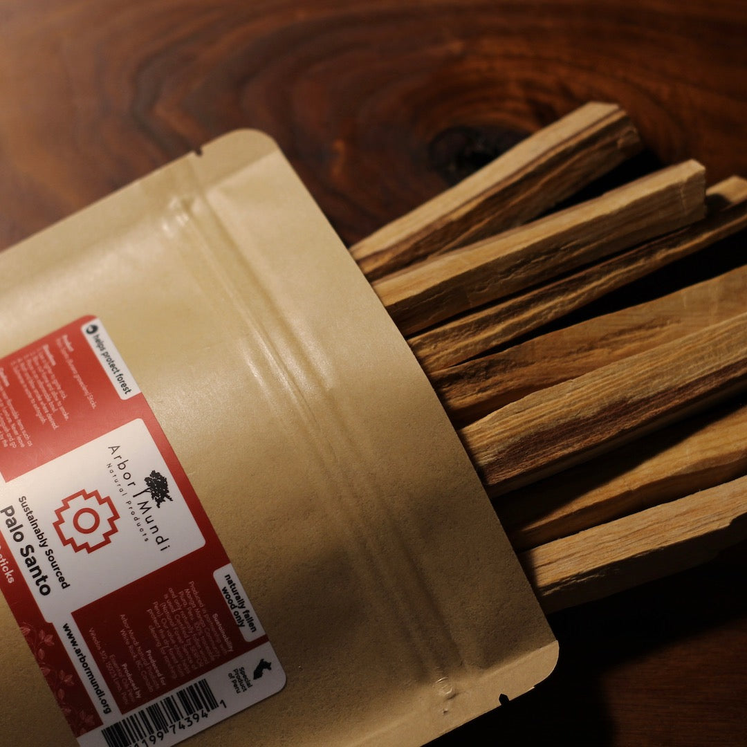 Sustainably Sourced Palo Santo (6 or 12 sticks)